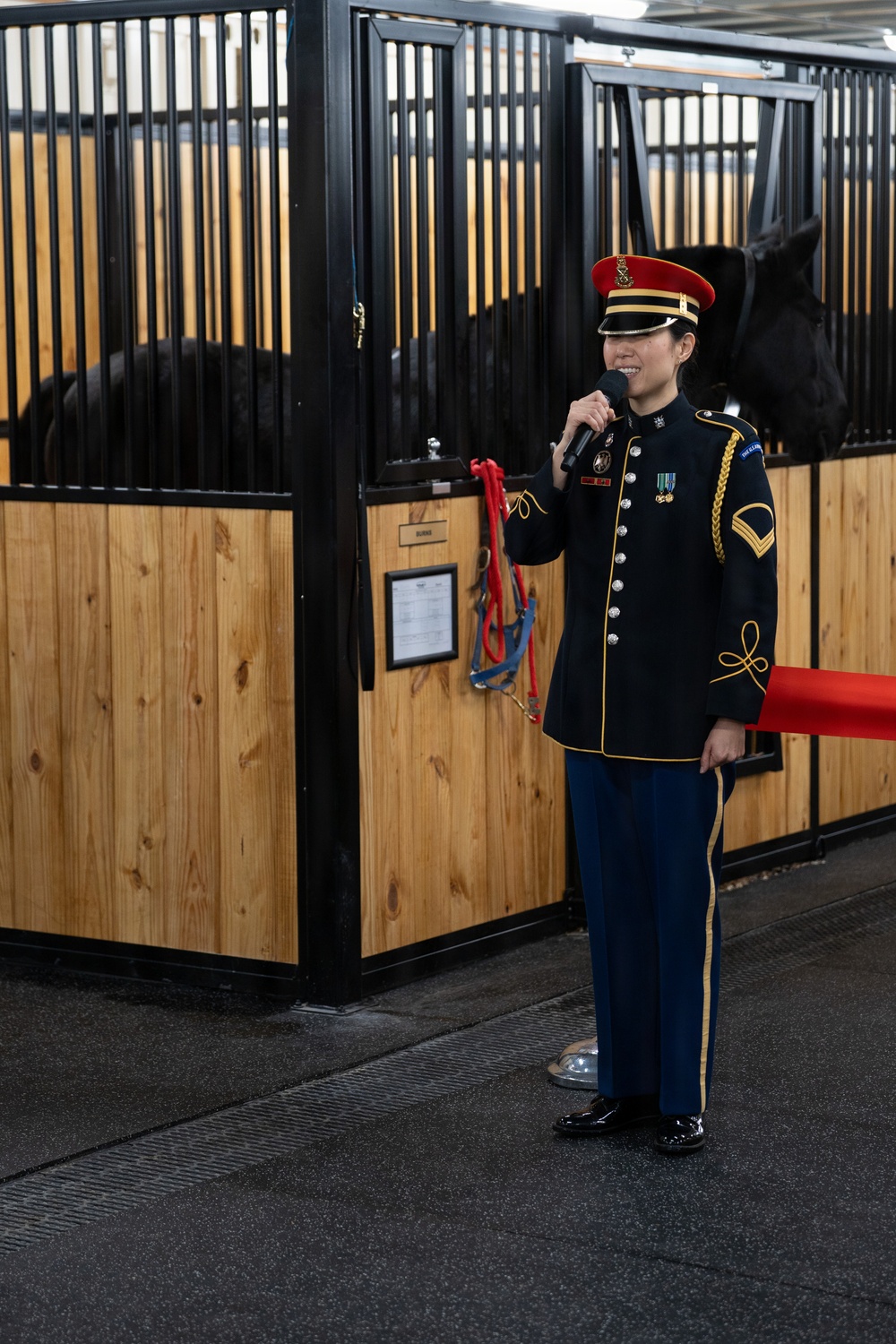 U.S. Army Caisson Detachment Interim Stables Opening, Dec. 10, 2025