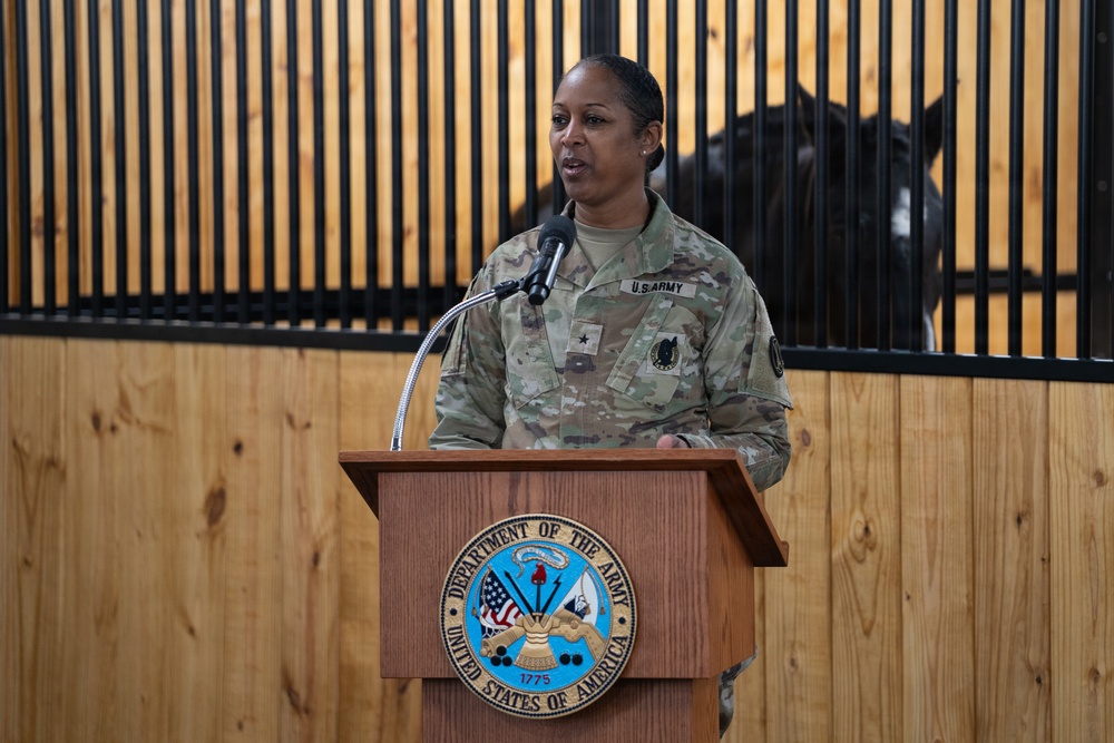 U.S. Army Caisson Detachment Interim Stables Opening, Dec. 10, 2025
