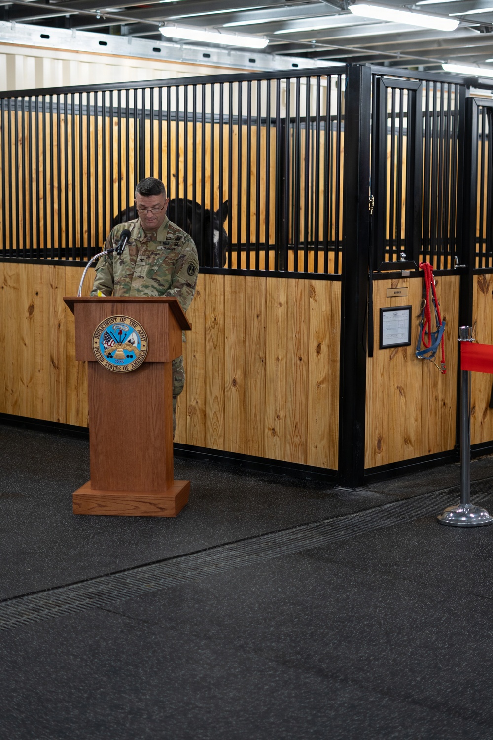 U.S. Army Caisson Detachment Interim Stables Opening, Dec. 10, 2025