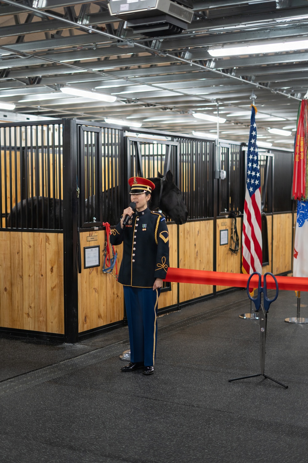 U.S. Army Caisson Detachment Interim Stables Opening, Dec. 10, 2025