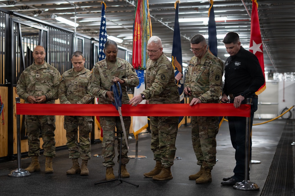 U.S. Army Caisson Detachment Interim Stables Opening, Dec. 10, 2025