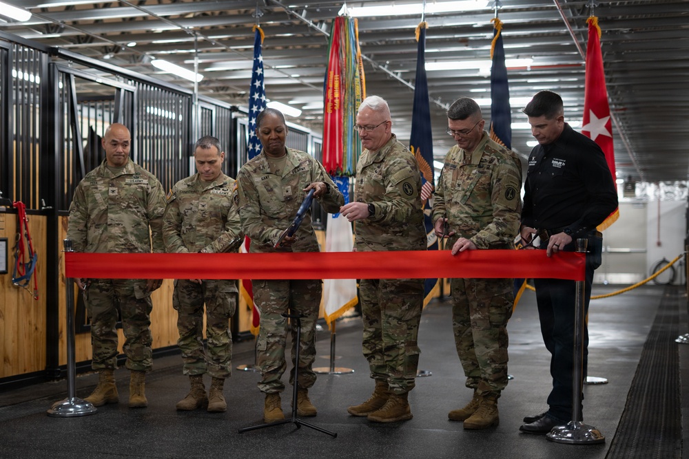 U.S. Army Caisson Detachment Interim Stables Opening, Dec. 10, 2025