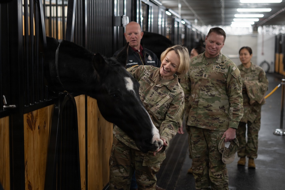 U.S. Army Caisson Detachment Interim Stables Opening, Dec. 10, 2025