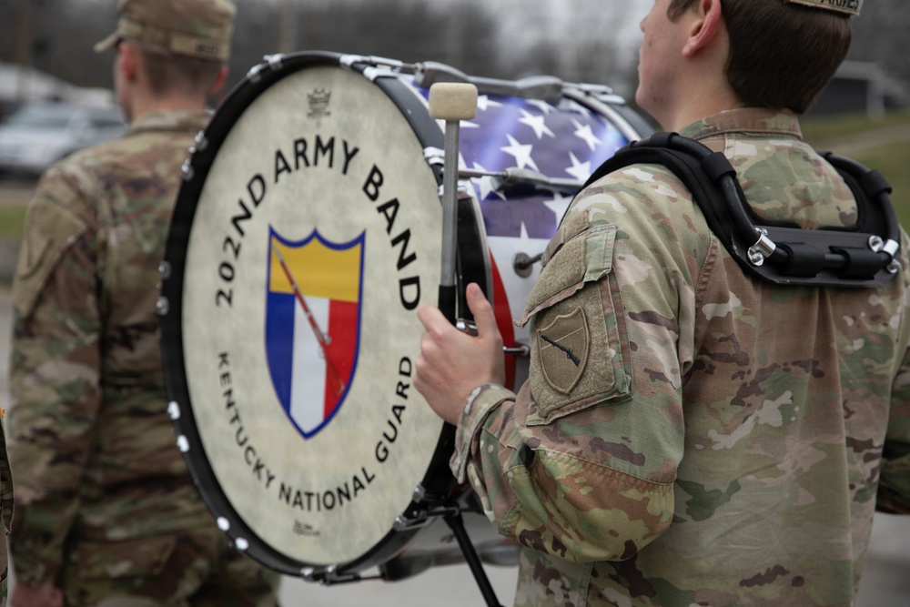 Kentucky Army National Guard helps to usher in the holiday spirit at area parades