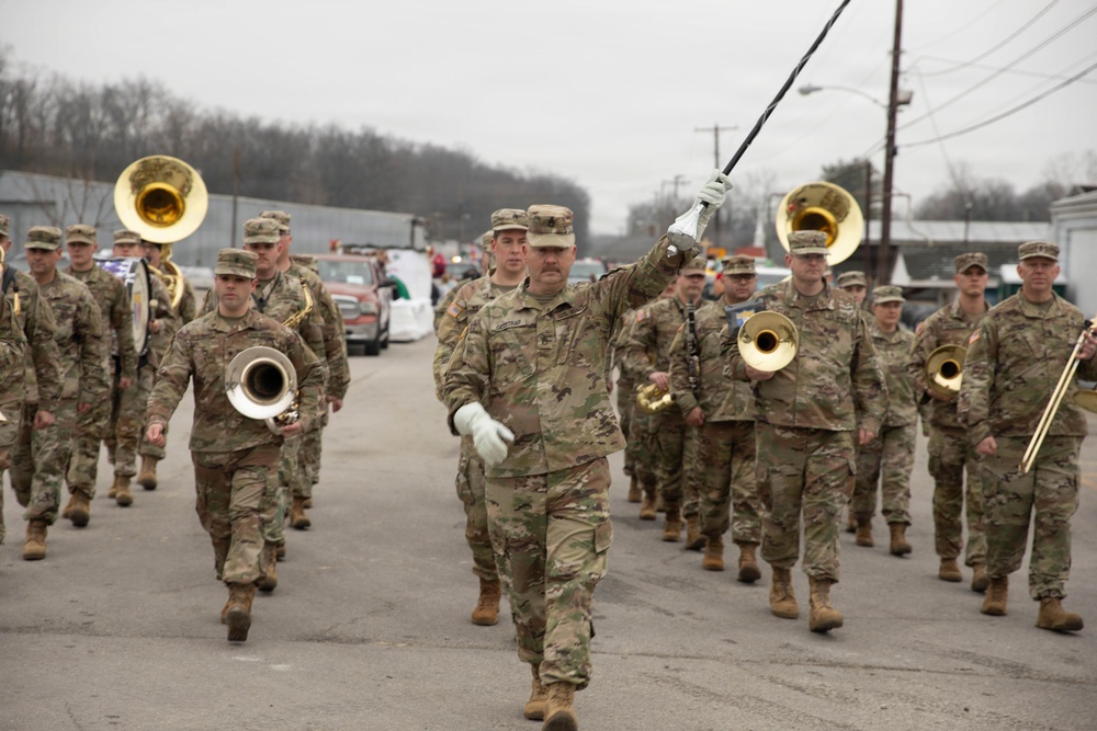 Kentucky Army National Guard helps to usher in the holiday spirit at area parades