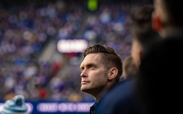 89th Airlift Wing conducts Ravens game flyover