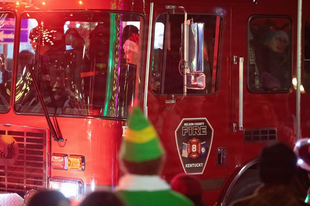Kentucky Army National Guard helps to usher in the holiday spirit at area parades