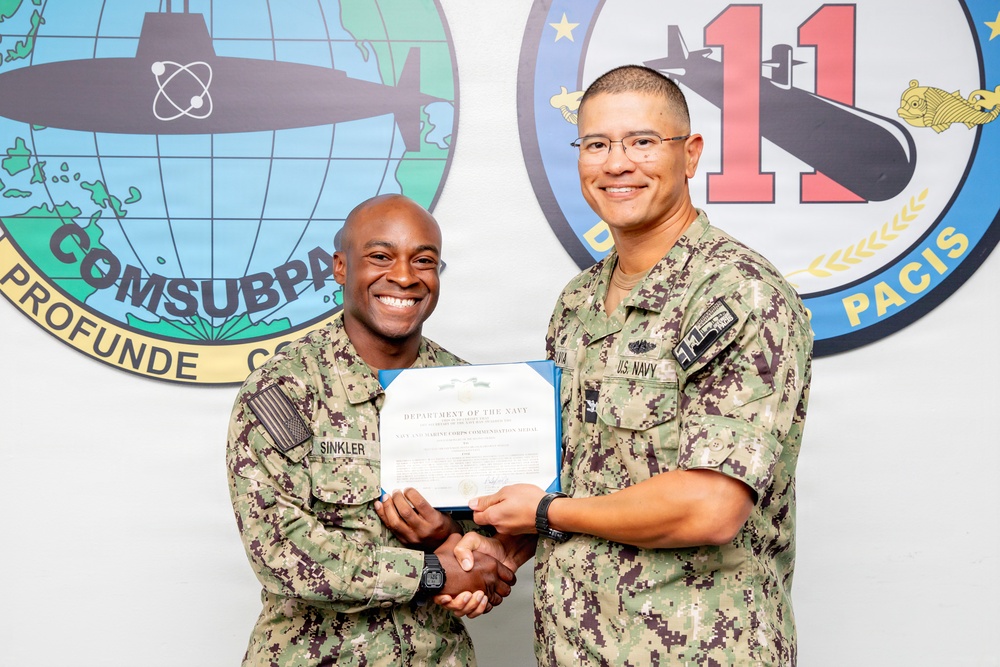Commander, Submarine Squadron 11 Awards-At-Quarters