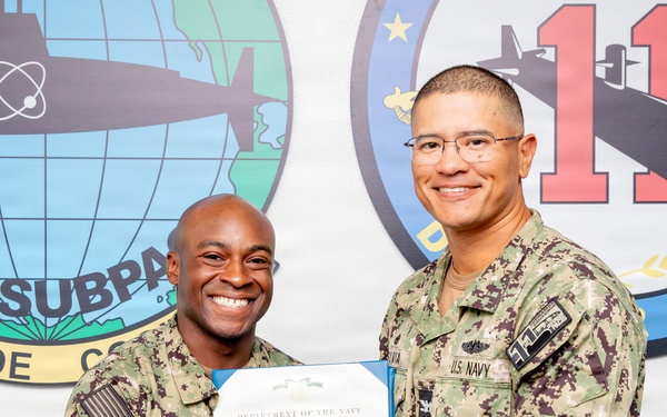 Commander, Submarine Squadron 11 Awards-At-Quarters