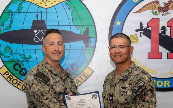 Commander, Submarine Squadron 11 Awards-At-Quarters