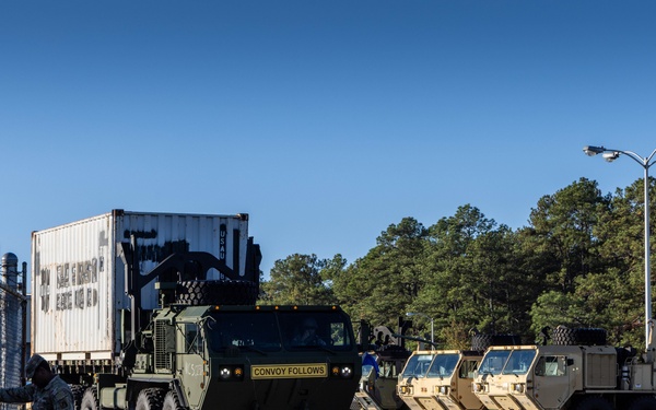 3rd Corps Sustainment Command Conducts Sequential Convoys from Fort Bragg