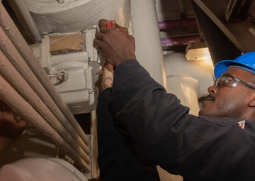 Ronald Reagan Sailors Maintain Readiness During Maintenance Period