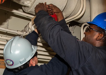 Ronald Reagan Sailors Maintain Readiness During Maintenance Period