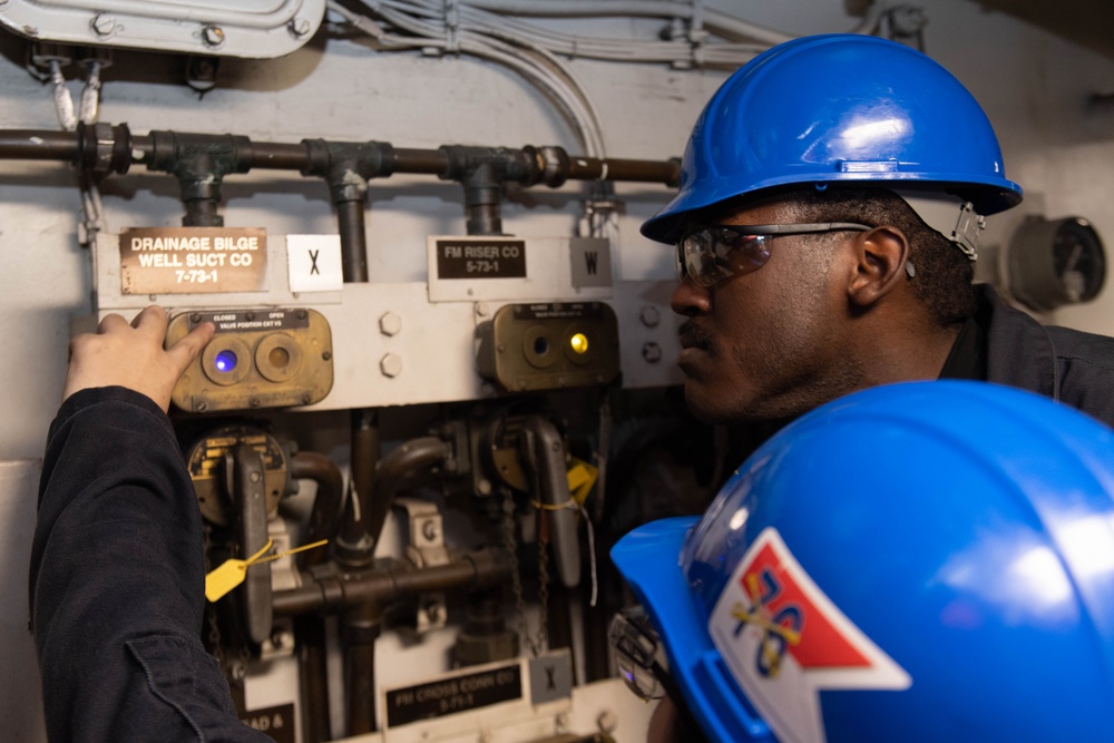 Ronald Reagan Sailors Maintain Readiness During Maintenance Period