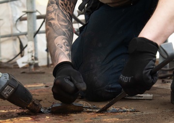 Ronald Reagan Sailors Maintain Readiness During Maintenance Period