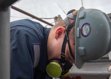 Ronald Reagan Sailors Maintain Readiness During Maintenance Period