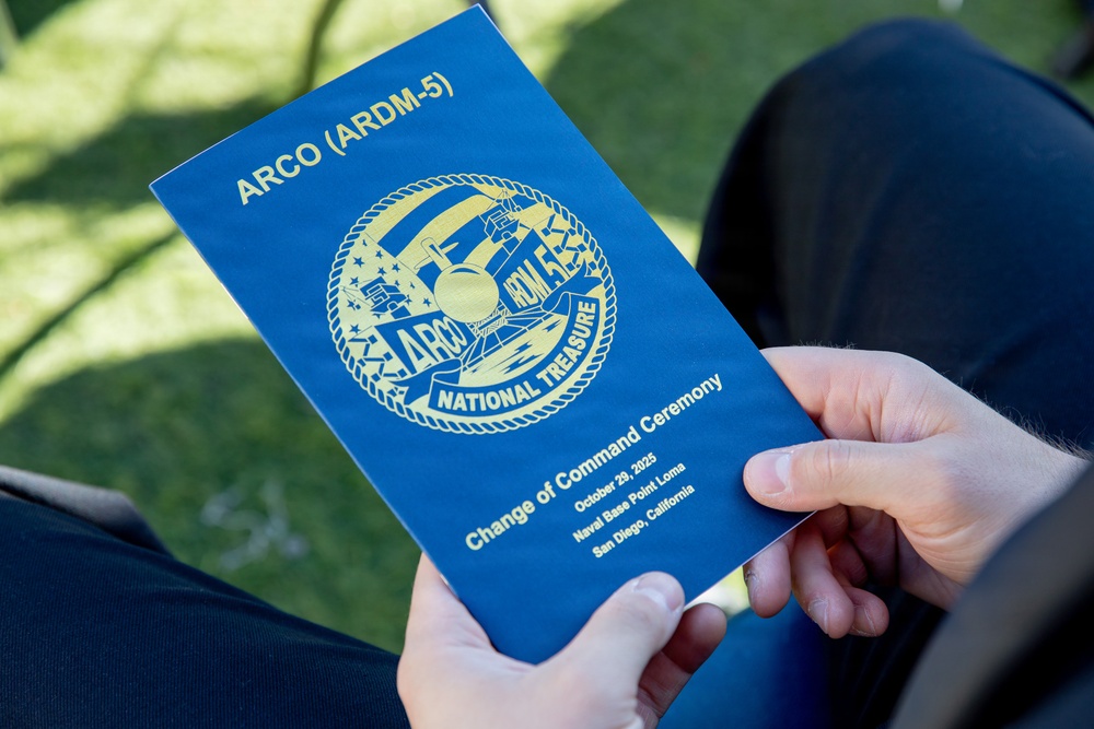 ARCO (ARDM 5) Change of Command Ceremony
