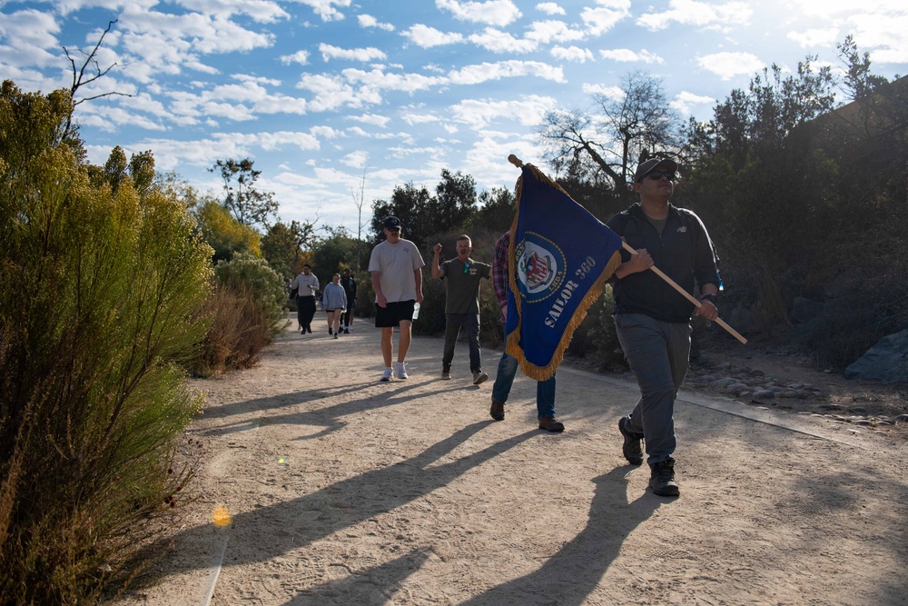 Boxer's SCPOA leads mental wellness hike