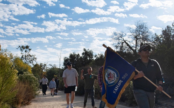 Boxer's SCPOA leads mental wellness hike