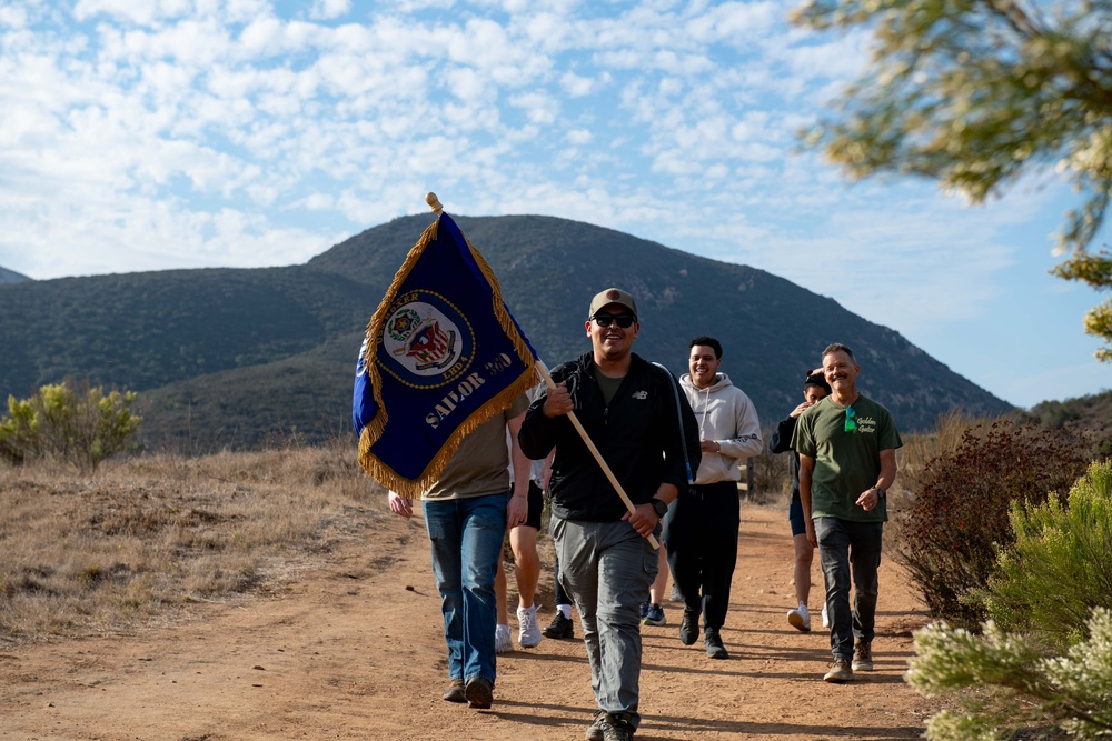 Boxer's SCPOA leads mental wellness hike