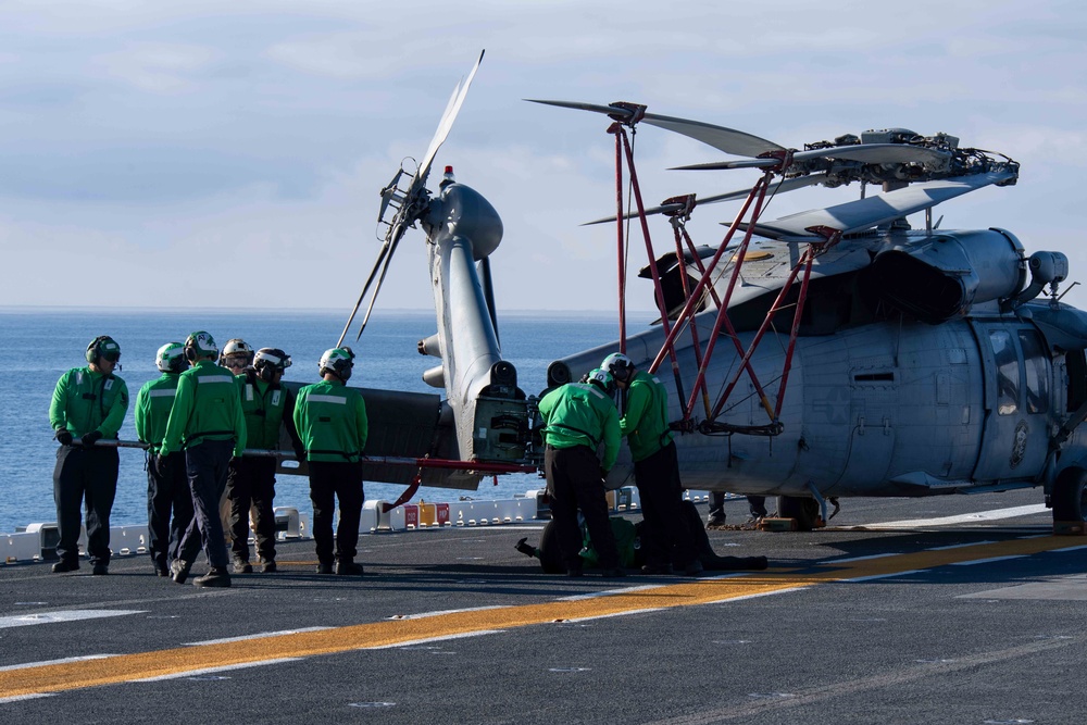 Boxer Conducts flight operations