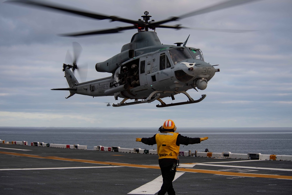 Boxer Conducts flight operations