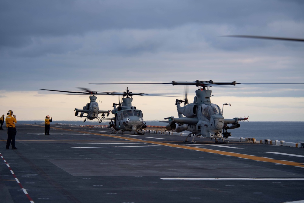 Boxer Conducts flight operations