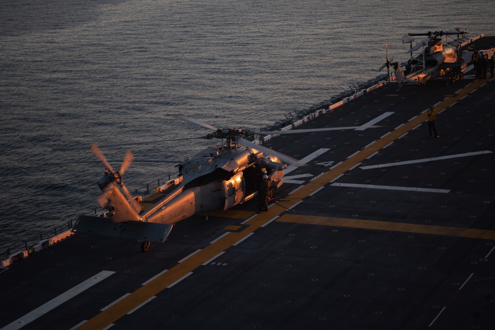 Boxer Conducts Flight Operations