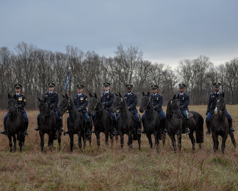 Caisson Christmas Parade in Middleburg