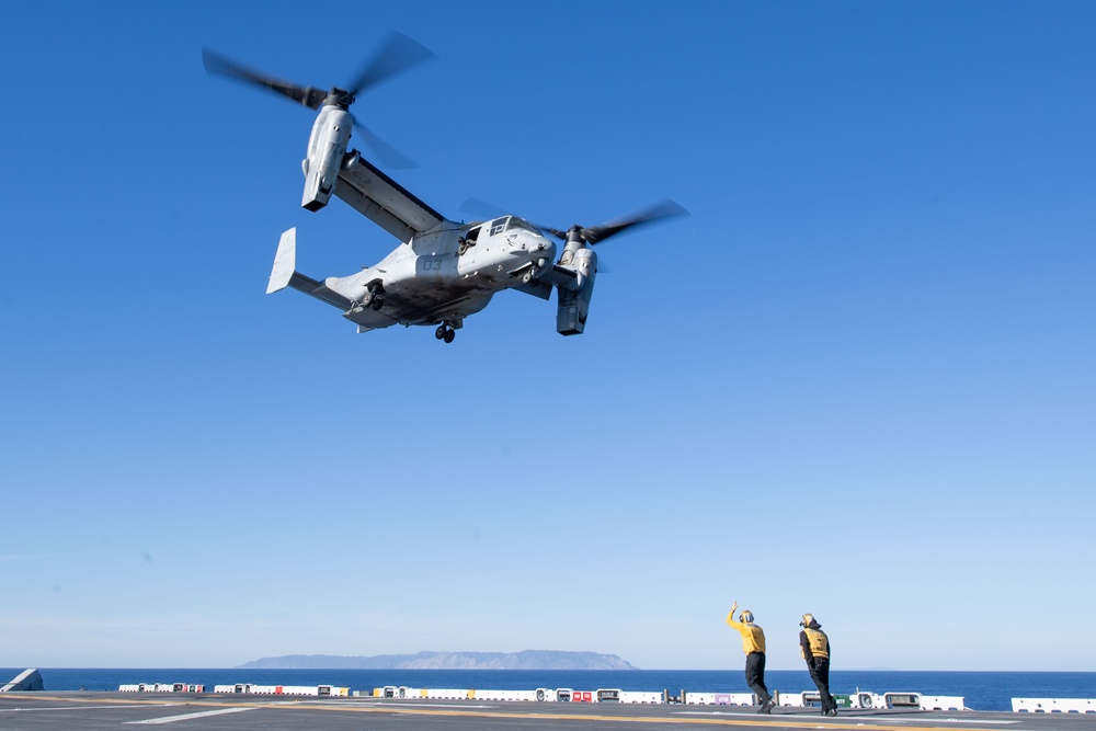 USS Boxer Conducts Flight Operations