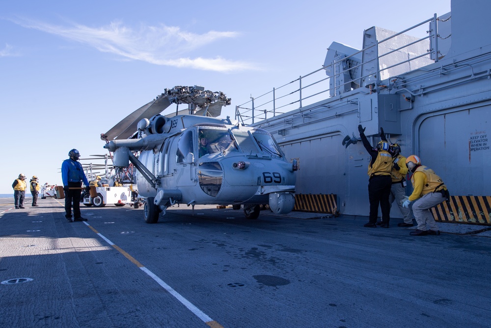 USS Boxer Conducts Flight Operations