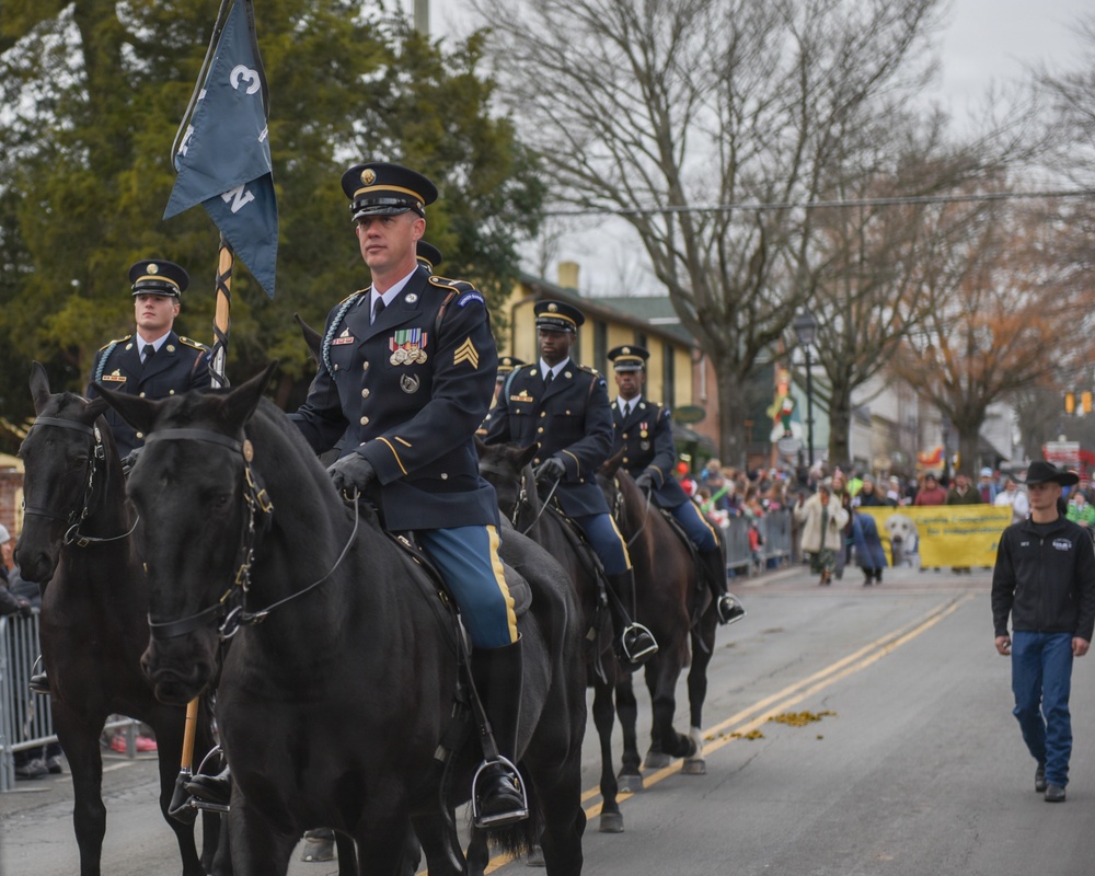 Caisson Christmas Parade in Middleburg