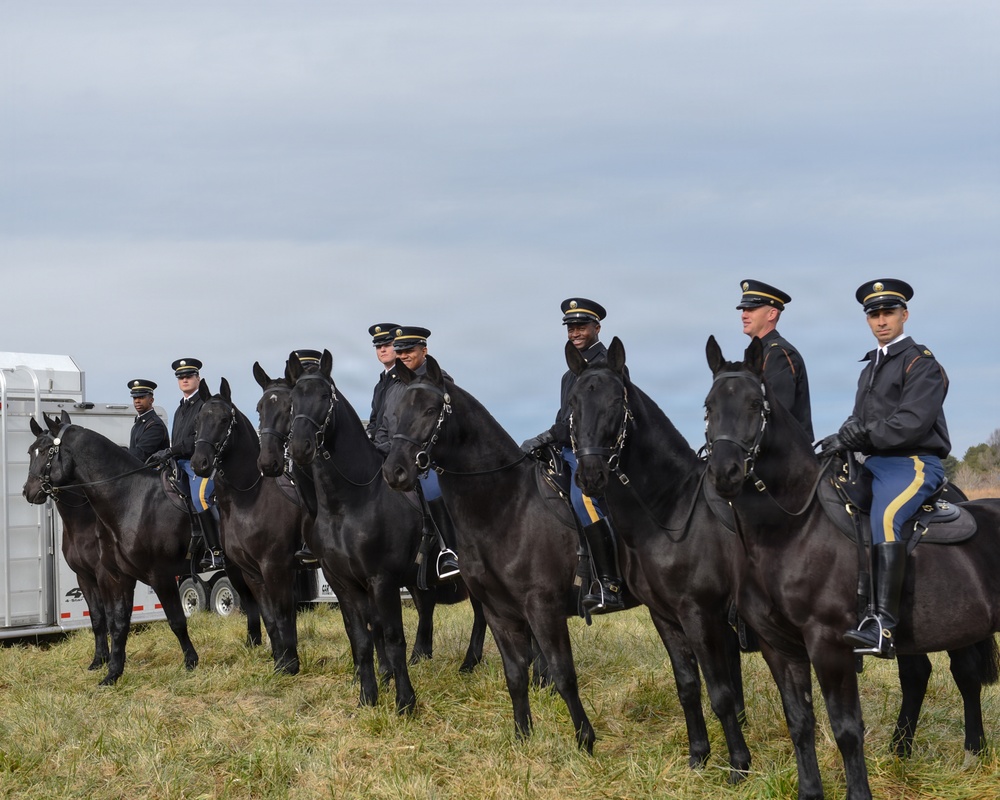 Caisson Christmas Parade in Middleburg
