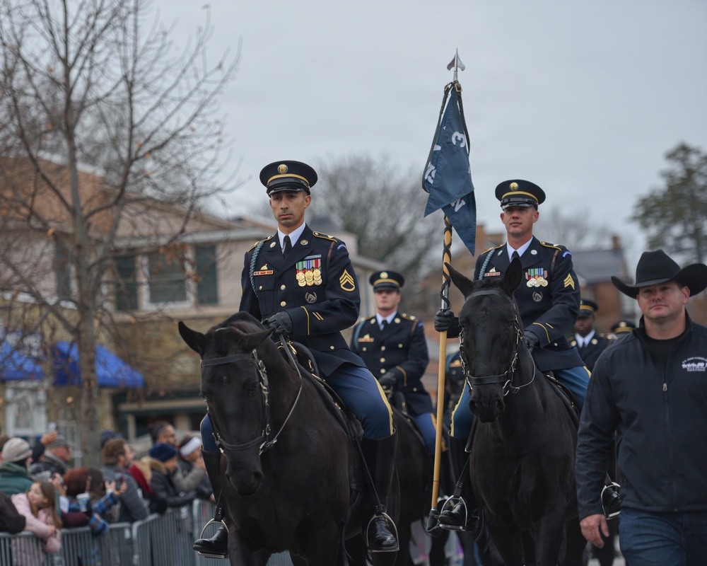 Caisson Christmas Parade in Middleburg