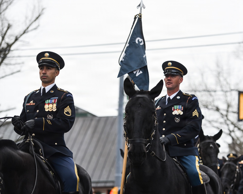 Caisson Christmas Parade in Middleburg