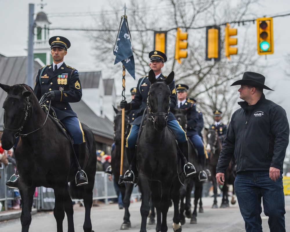 Caisson Christmas Parade in Middleburg
