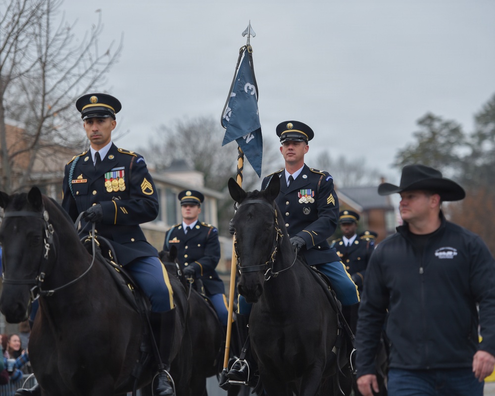 Caisson Christmas Parade in Middleburg