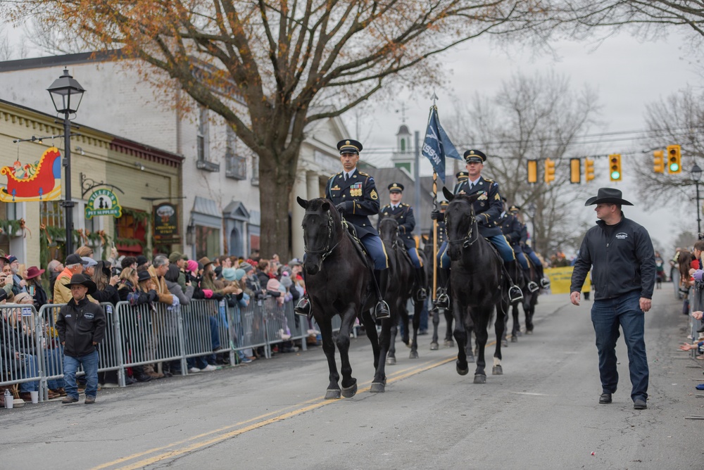 Caisson Christmas Parade in Middleburg