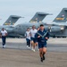 437th Airlift Wing personnel participate in flightline run