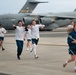 437th Airlift Wing personnel participate in flightline run