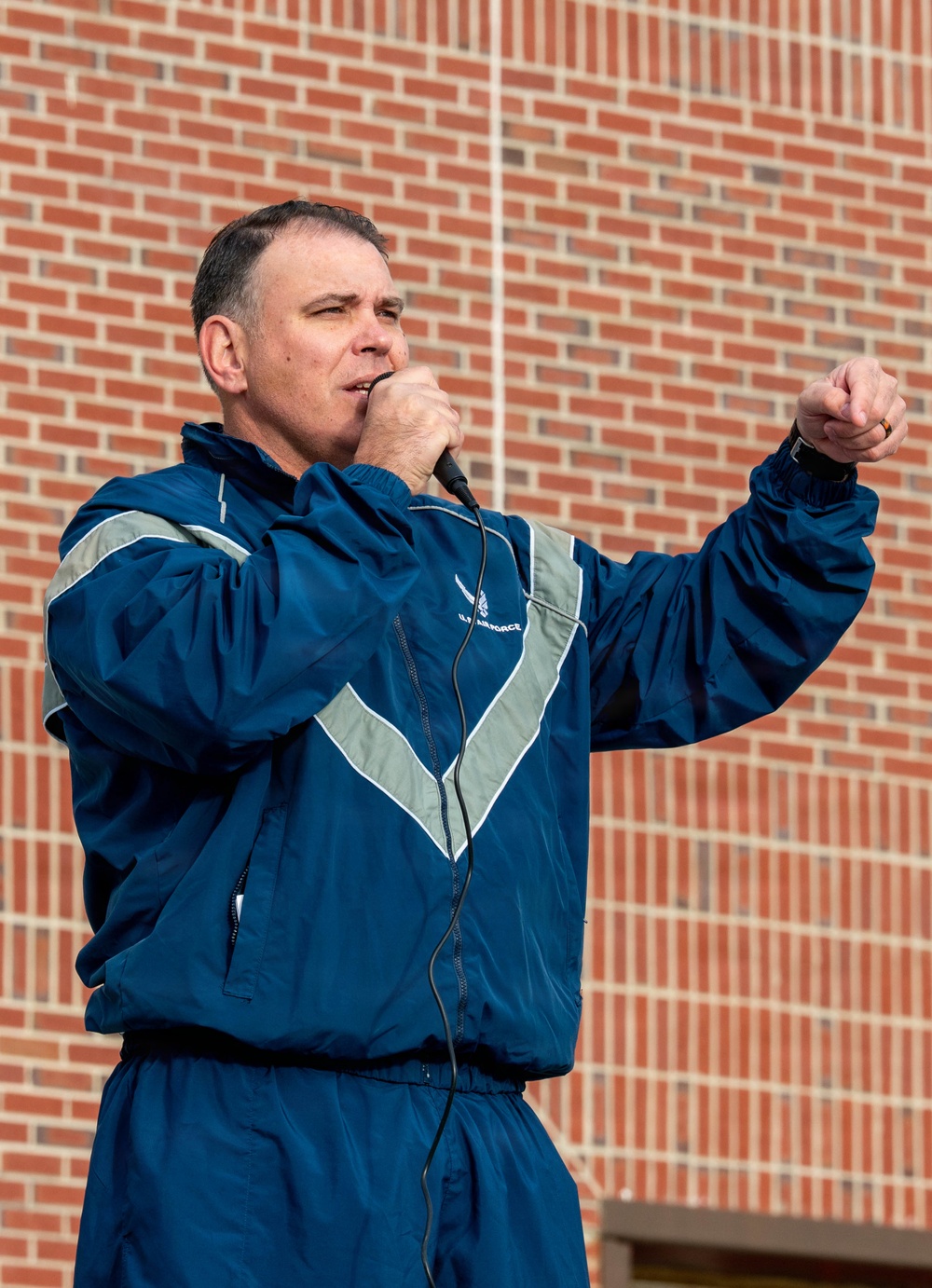 437th Airlift Wing personnel participate in flightline run