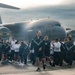 437th Airlift Wing personnel participate in flightline run