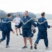437th Airlift Wing personnel participate in flightline run