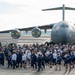 437th Airlift Wing personnel participate in flightline run