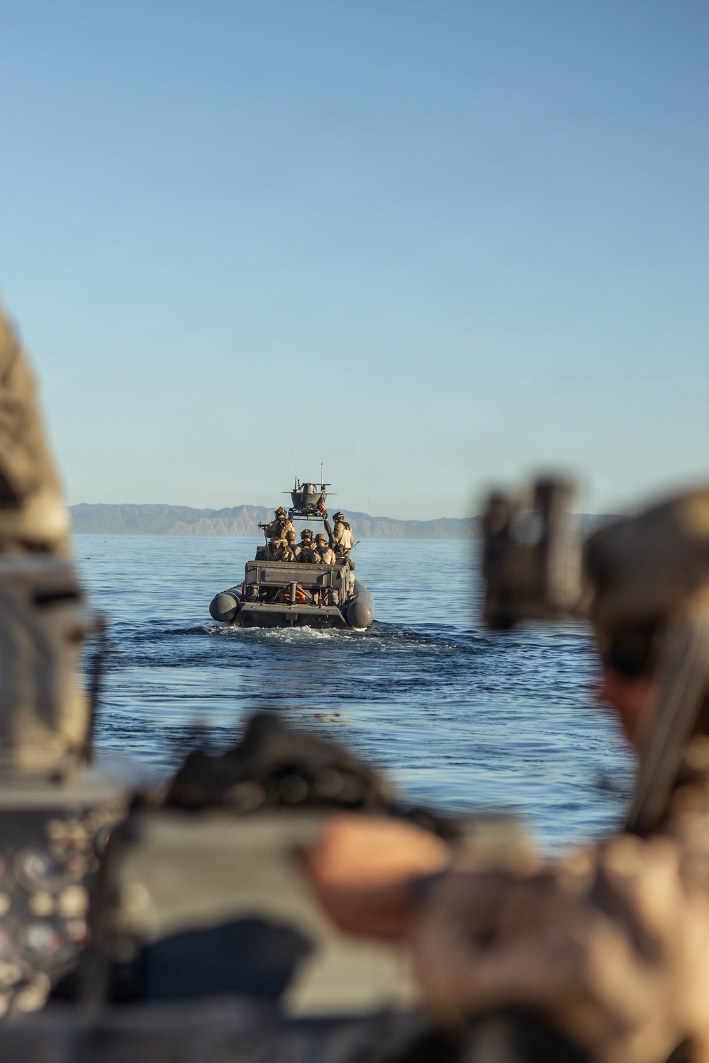 U.S. Marines with 1st Recon Bn. conduct maritime domain awareness during Steel Knight 25