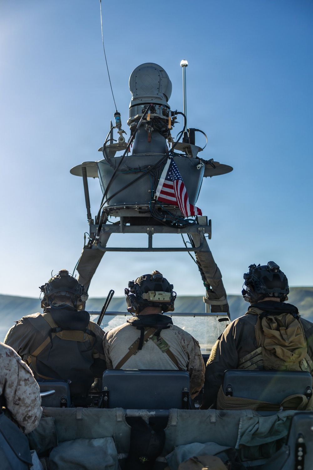 U.S. Marines with 1st Recon Bn. conduct maritime domain awareness during Steel Knight 25