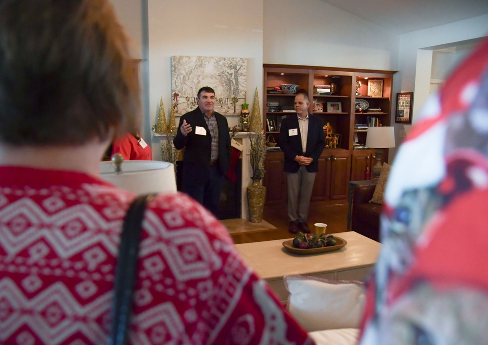 Joint holiday social builds relationships