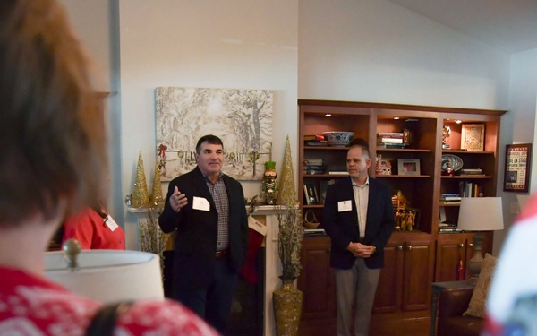 Joint holiday social builds relationships