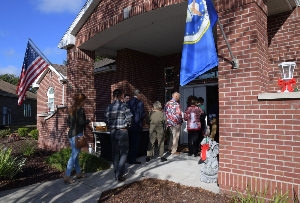 Joint holiday social builds relationships