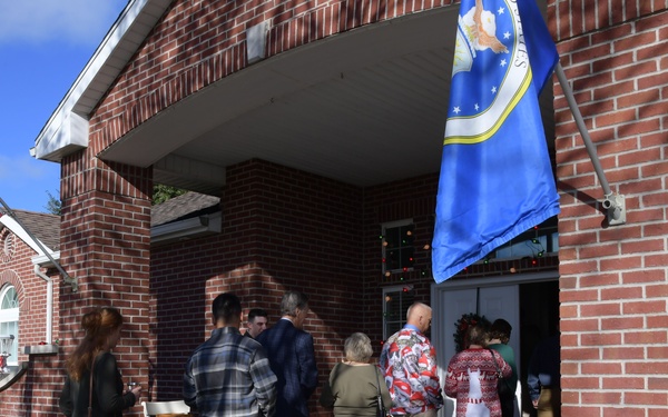 Joint holiday social builds relationships